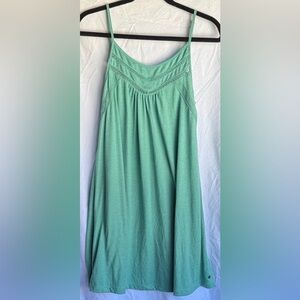 ROXY Small Light Green Spaghetti Strap Summer Dress Small